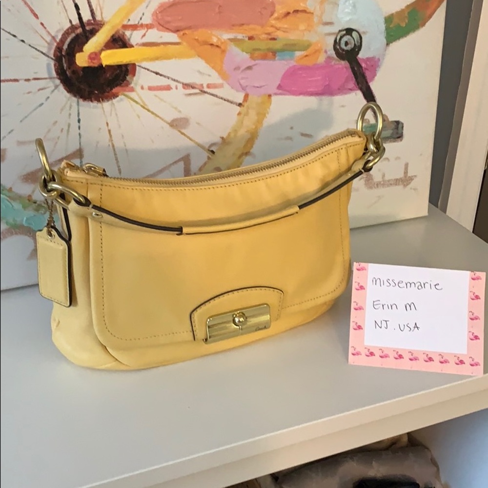 Coach Buttercup Yellow Crossbody